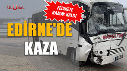 Edirne'de kaza: Felakete ramak kaldı